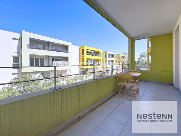 A vendre appartement 3 pièces de 60 m2 avec terrasse et garage à Castelnau-le-lez