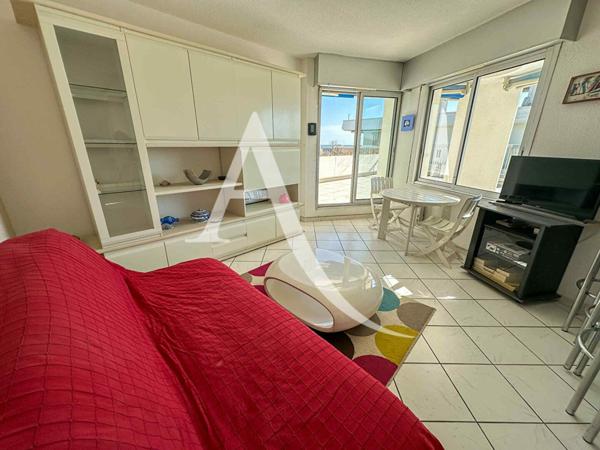 En première ligne, 3 pièces avec terrasse de 63m², vue mer