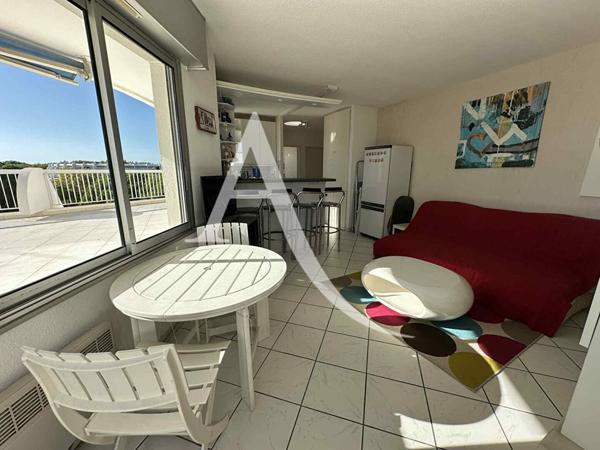 En première ligne, 3 pièces avec terrasse de 63m², vue mer