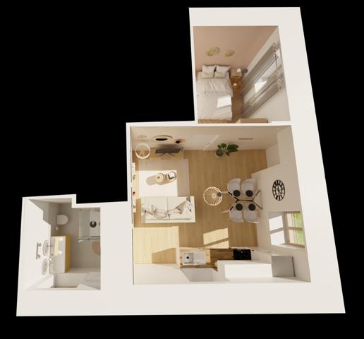 Appartement RDJ 36m2 L'Isle d'Abeau (Village)