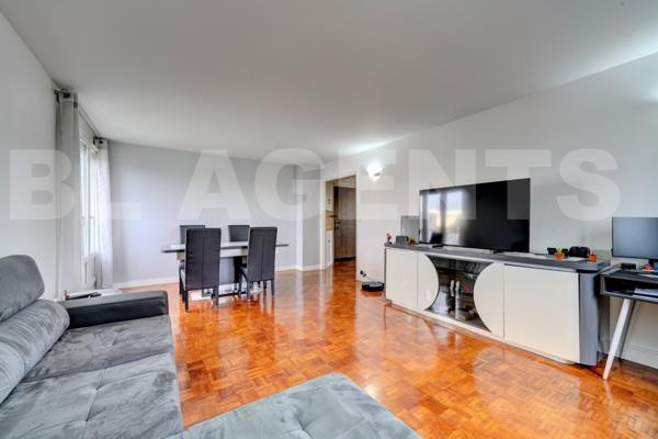 Appartement 3 pièces, 1 chambre de 56 m², box et cave, bas de Limeil