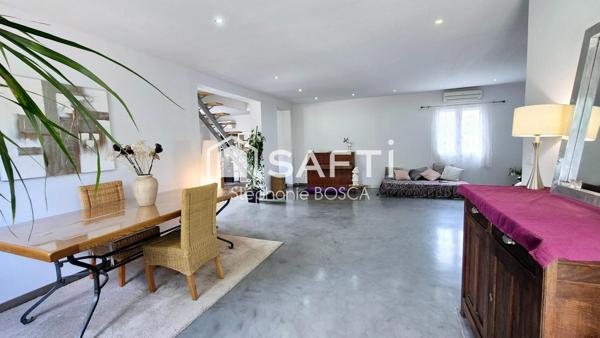 VILLA CONTEMPORAINE 4 CHAMBRES AVEC JARDIN.