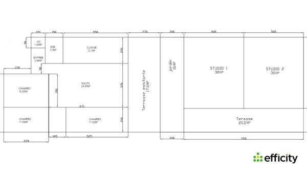 Maison 6 pièces - 137 m² Exclusivité efficity