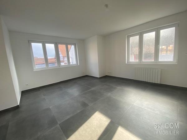 3%.COM Beau F3 refait à neuf 84m²- parking- cave Durningen (67270)
