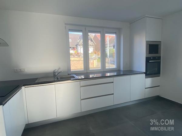 3%.COM Beau F3 refait à neuf 84m²- parking- cave Durningen (67270)