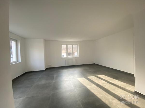 3%.COM Beau F3 refait à neuf 84m²- parking- cave Durningen (67270)