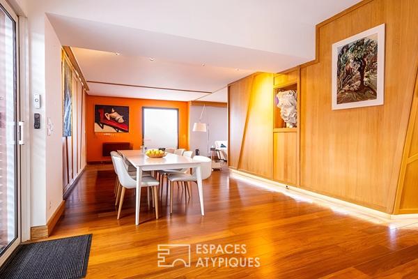 Maison d’architecte au coeur de Port-Vendres avec piscine intérieure et patios