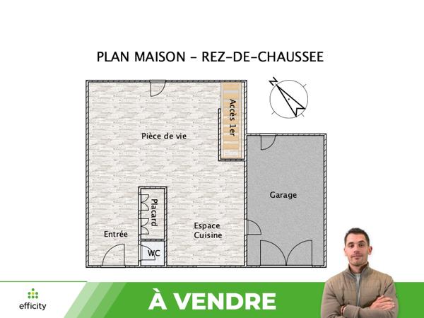 Maison 4 pièces - 63 m² Exclusivité