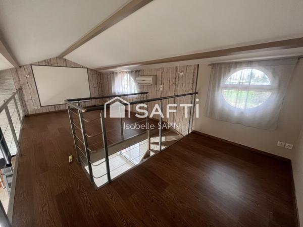 Jolie maison climatisée 3 chambres avec piscine couverte