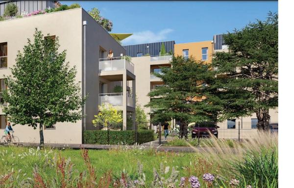 A VENDRE T4 AVEC TROIS TERRASSES EN DERNIER ETAGE SUR ANGERS COUBERTIN