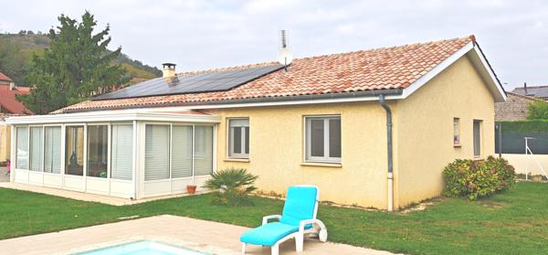 Limony (07340) Maison de 108 m², 3 chambres, avec piscine, véranda et terrain arboré de 1 260 m²