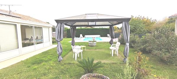 Limony (07340) Maison de 108 m², 3 chambres, avec piscine, véranda et terrain arboré de 1 260 m²