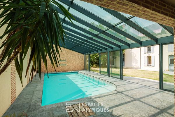 Maison bourgeoise avec piscine couverte en coeur de ville