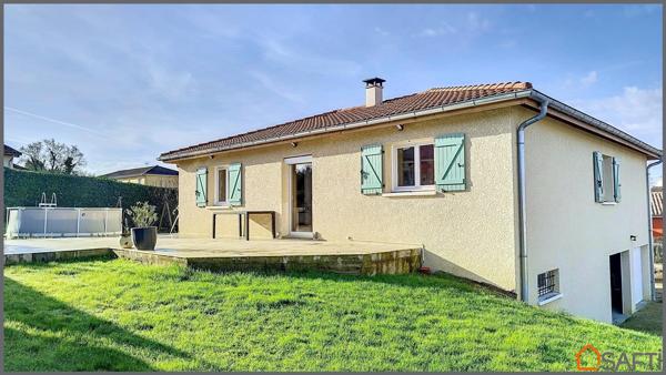 Charmante villa avec sous sol complet, sur un terrain clos de 1 094 m².