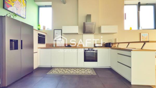 Loft 138 m2 Limite Mouvaux-3 ch. + terrasse  + Pkg