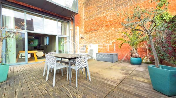 Loft 138 m2 Limite Mouvaux-3 ch. + terrasse  + Pkg