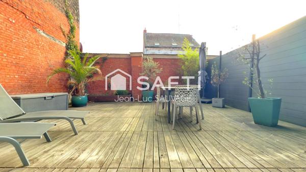 Loft 138 m2 Limite Mouvaux-3 ch. + terrasse  + Pkg