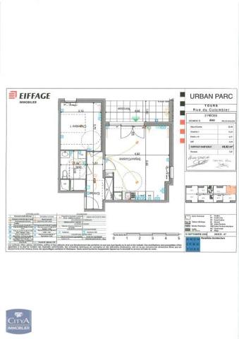 Appartement à louer 2 pièces 48.82m²