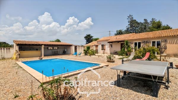 Maison à vendre 5 pièces + piscine SOLLIES VILLE (83)