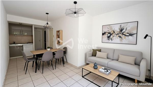 EN EXCLUSIVITÉ : Appartement 2 pièces avec terrasse et parking