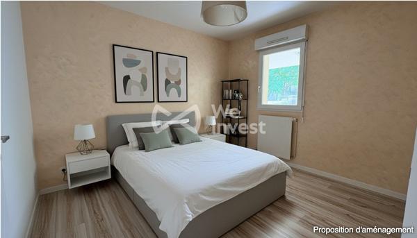 EN EXCLUSIVITÉ : Appartement 2 pièces avec terrasse et parking