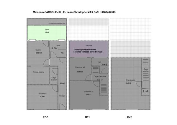 Maison 4 chambres avec extérieur