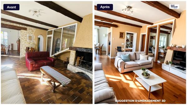 Mauguio Maison Vigneronne 177m2 + Appartement indépendant