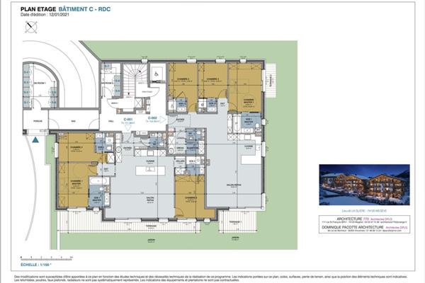 Vente Appartement de luxe Megève 4 Pièces 99.78 m²