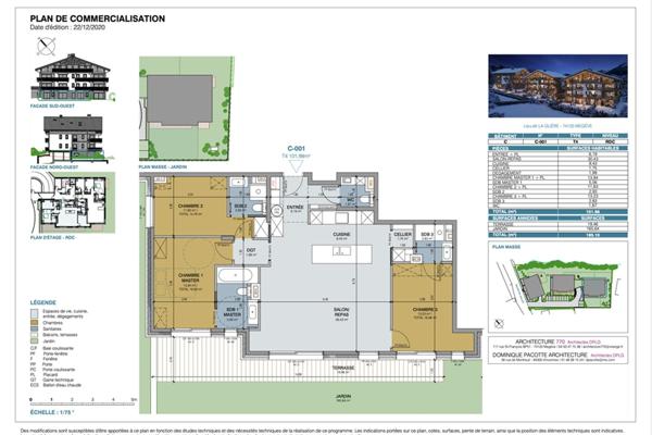 Vente Appartement de luxe Megève 4 Pièces 99.78 m²