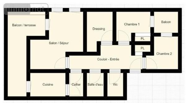 Appartement à vendre à Vannes dans le Morbihan (56000), ref : CHEUVREUX V5-VI