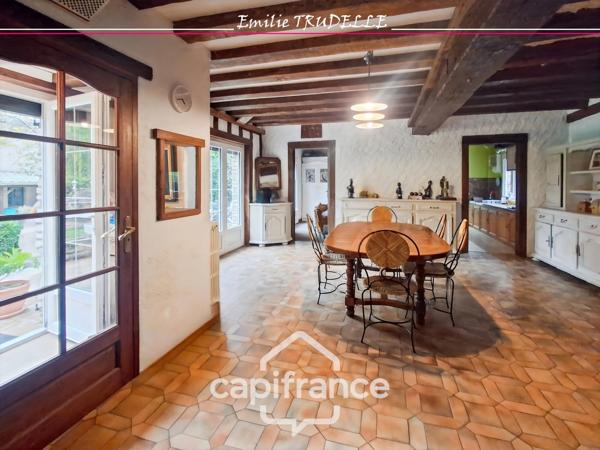 Maison à vendre 6 pièces 138m² TORCE EN VALLEE (72) - 3/4 chambres + appartement, Etang, bassin sur parc paysagé de 8500m²
