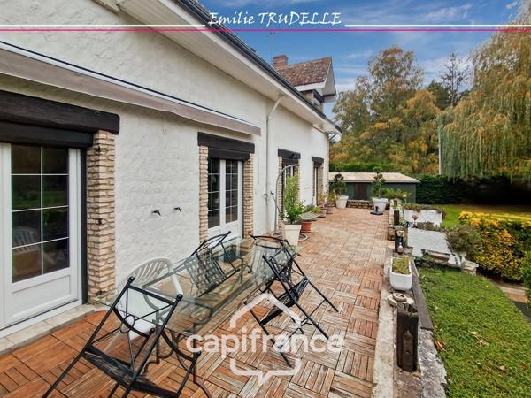 Maison à vendre 6 pièces 138m² TORCE EN VALLEE (72) - 3/4 chambres + appartement, Etang, bassin sur parc paysagé de 8500m²