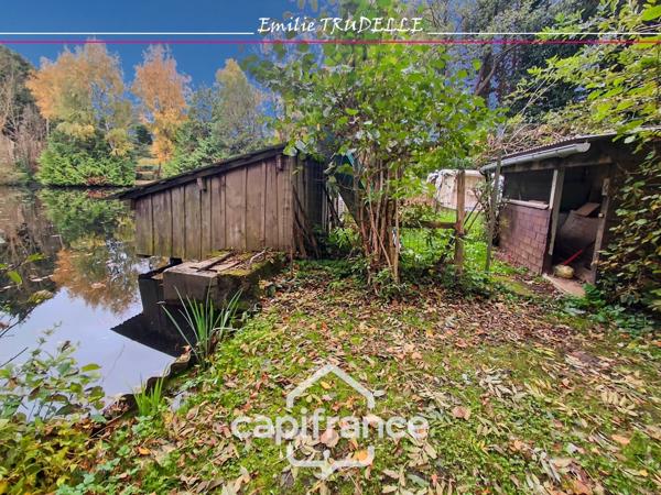 Maison à vendre 6 pièces 138m² TORCE EN VALLEE (72) - 3/4 chambres + appartement, Etang, bassin sur parc paysagé de 8500m²