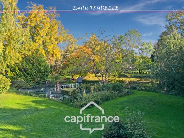 Maison à vendre 6 pièces 138m² TORCE EN VALLEE (72) - 3/4 chambres + appartement, Etang, bassin sur parc paysagé de 8500m²