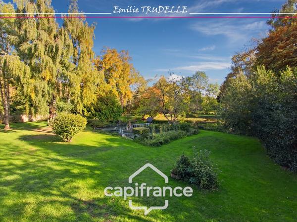 Maison à vendre 6 pièces 138m² TORCE EN VALLEE (72) - 3/4 chambres + appartement, Etang, bassin sur parc paysagé de 8500m²