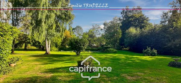 Maison à vendre 6 pièces 138m² TORCE EN VALLEE (72) - 3/4 chambres + appartement, Etang, bassin sur parc paysagé de 8500m²