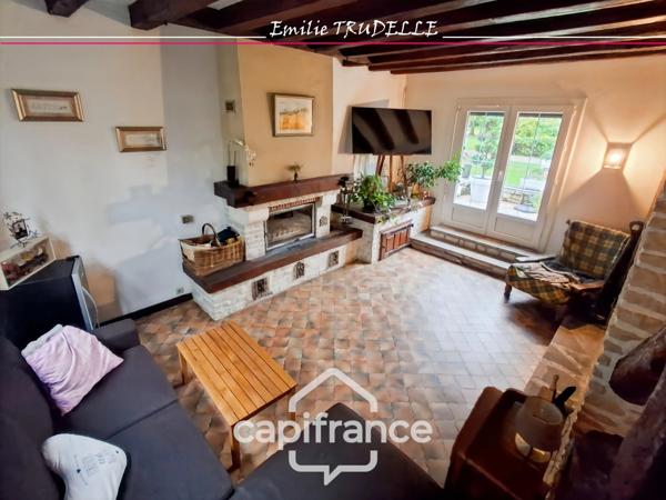 Maison à vendre 6 pièces 138m² TORCE EN VALLEE (72) - 3/4 chambres + appartement, Etang, bassin sur parc paysagé de 8500m²