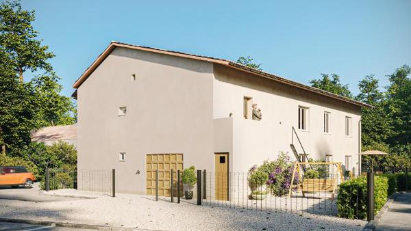 Exclusivité Nestenn Immobilier. Au centre-ville de Castanet-Tolosan. Appartement T2 Bis à vendre avec jardin et 2 parkings.