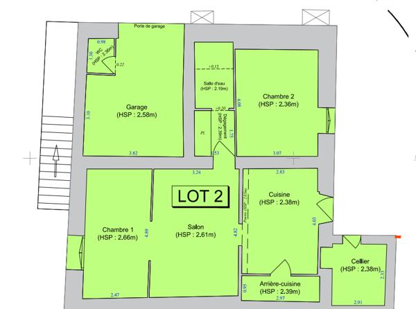 Exclusivité Nestenn Immobilier. Au centre-ville de Castanet-Tolosan. Appartement T2 Bis à vendre avec jardin et 2 parkings.