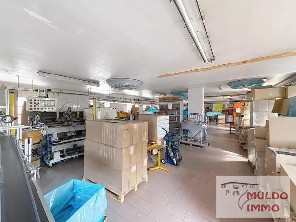 Atelier / usine de 908 m² en plein centre ville d'Oyonnax