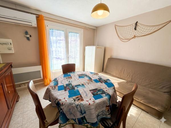 À louer - T1 bis meublé avec terrasse - Gruissan, secteur des Chalets