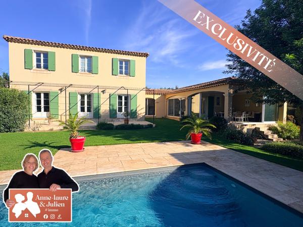 Pélissanne - Villa 140 m², terrain paysager de 1 000 m² et suite indépendante