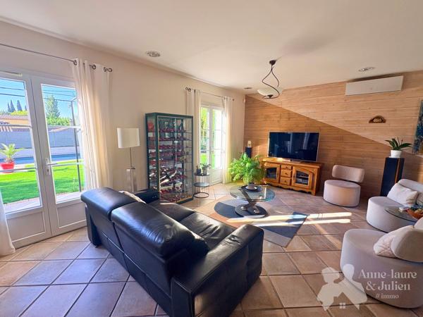 Pélissanne - Villa 140 m², terrain paysager de 1 000 m² et suite indépendante