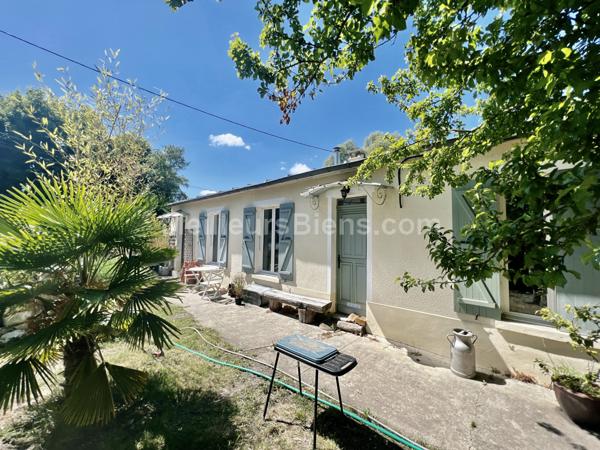 Maison plain-pied 60 m2, terrain 644 m2