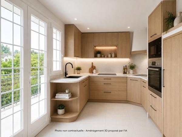Maison familiale 6 chambres, sous-sol total, terrain 1590 m²