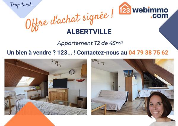 Appartement 45 m² à ALBERTVILLE 73200