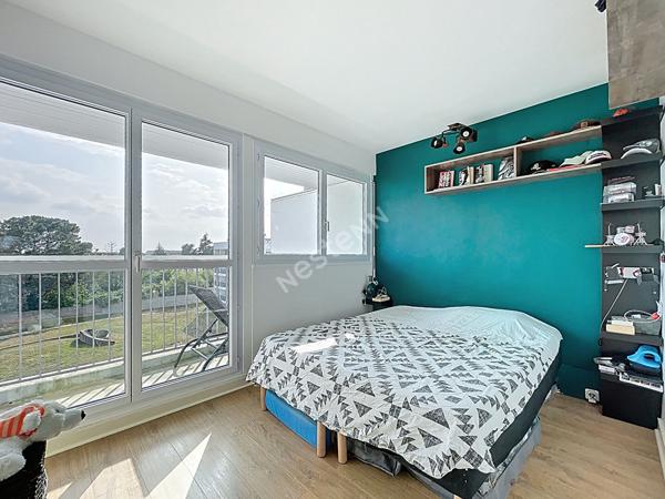 Appartement 3 pièces à vendre à Rezé - La Houssais, dernier étage avec cave et garage