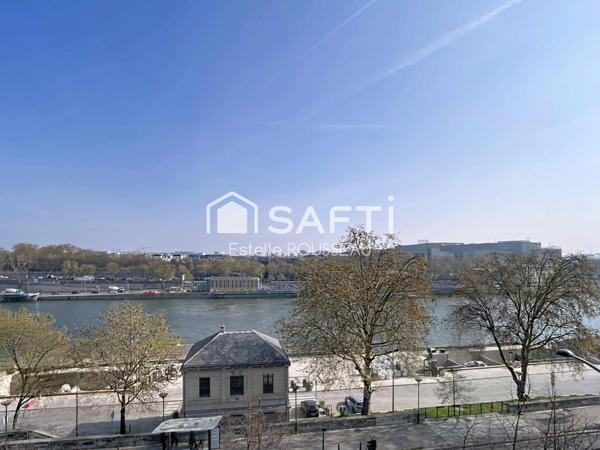 Appartement T2 lumineux avec vue sur Seine