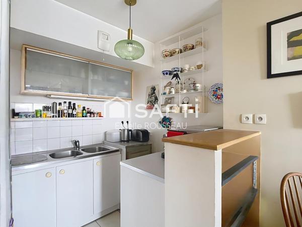 Appartement T2 lumineux avec vue sur Seine