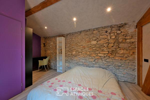 Maison vigneronne réinventée et son oasis secrète